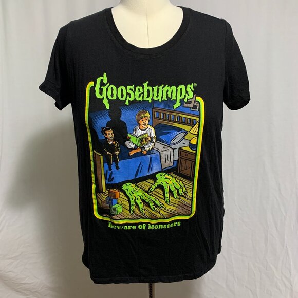 torrid Tops - Torrid Tee Shirt Goosebumps Beware Of Monsters Halloween Slim Fit Plus 1 14 16